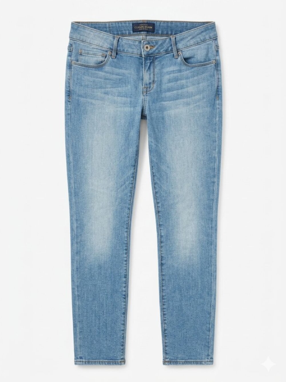 Lucky Brand Lolita Skinny Ankle Jeans Stretch Low Rise Light Blue Denim 8 29